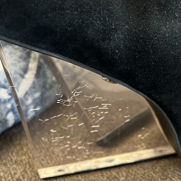 Jeffrey Campbell Dina Suede Wedge Boots Size 8.5 Handmade Havana last - Picture 13 of 15